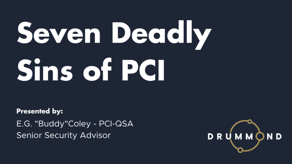 Drummond Seven Deadly Sins of PCI