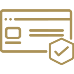 PCI assessments gold icon.